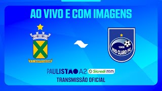 JOGO COMPLETO: SANTO ANDRÉ 5 X 1 RIO CLARO | RODADA 7 | PAULISTÃO A2 SICREDI 2025