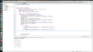 Java: Tic Tac Toe (Part 3)