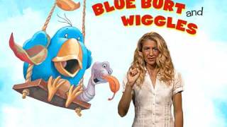 Blue Burt and Wiggles in American Sign Language