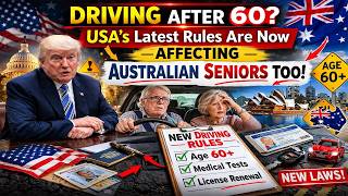 Driving After 60? USA’s Latest Rules Are Now Affecting Australian Seniors TOO!
