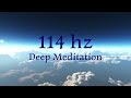 spiritual awakening frequency for deep meditation 114hz