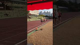 11/6 4000m 78초-76초 400m 리겨버리 2분30초 2000m 74-72 마무리