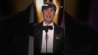 Cillian Murphy accepts the Academy Award for Best Actor at 96th Academy Awards