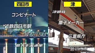 【三重】四日市と津。え、伊勢は？