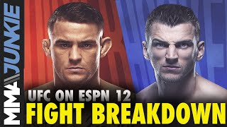 UFC on ESPN 12 fight breakdown: Poirier vs. Hooker