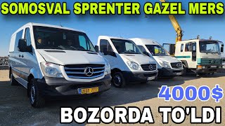 10 YANVAR QOQON BOZORI SOMOSVAL SPRINTER MERS GAZEL ARZONLARIDAN