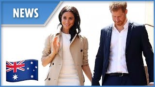 Prince Harry and Meghan Markle are given an Australian welcome to remember