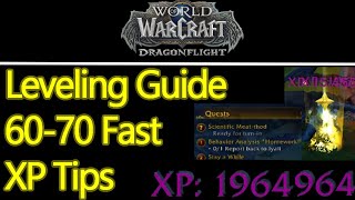 WoW Dragonflight leveling guide 60-70