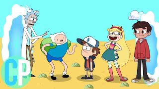 Cartoon Crossover Endgame Cameos  Fan Animation ( Gravity Falls, Danny Phantom, Steven Universe)