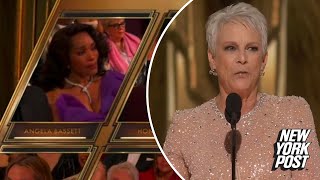 Angela Bassett reacts to Jamie Lee Curtis’ 2023 Oscars win: ‘Kinda shady’ | New York Post