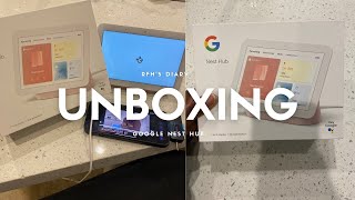 Unboxing Google's Nest Hub device