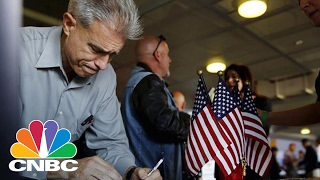 US Jobless Claims Fall More Than Expected Last Week | Squawk Box | CNBC