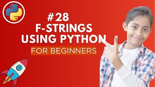F-strings in Python | Python Tutorial - Day #28