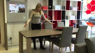 Scossa Displaying the Calligaris Omina Ceramic Table