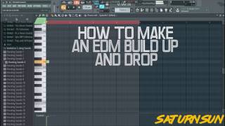 HOW TO MAKE AN EDM BUILD-UP AND DROP! [FREE FLP] - FL STUDIO