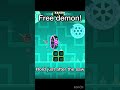 free secret way demon in geometry dash 2.2 geometrydash gd shorts