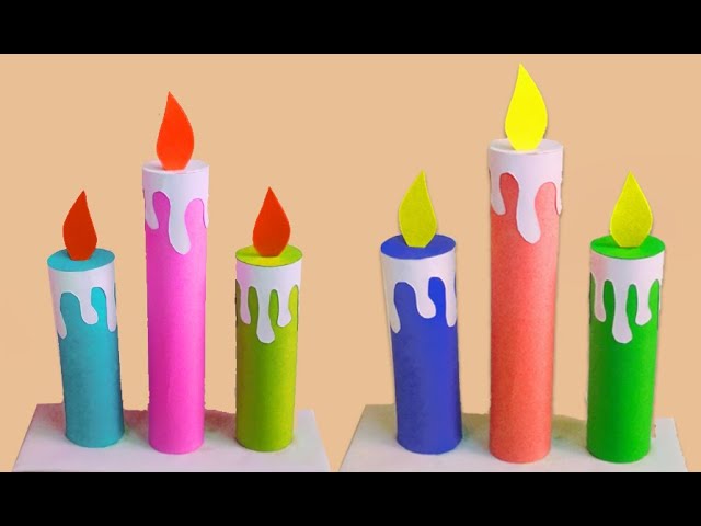Diy Paper Candles Paper Craft Candle Decor Candle Making 55 Off