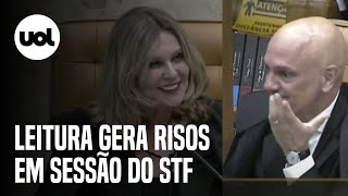 Caso Daniel Silveira: Lindôra ri ao ler trecho de texto que faz referência a Moraes