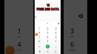 Vi 2GB free data new code 2023 | Vi free data |Vi free internet #trendingsshorts