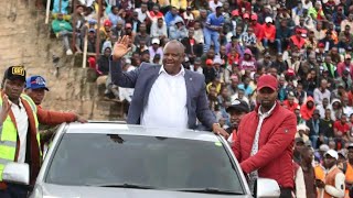 WATCH CRAZY CELEBRATION AS ISAAC RUTO ARRIVES AT BOMET STADIUM FOR WAKILI CUP FINALS.