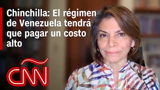 Laura Chinchilla, expresidenta de Costa Rica, exige elecciones libres en Venezuela