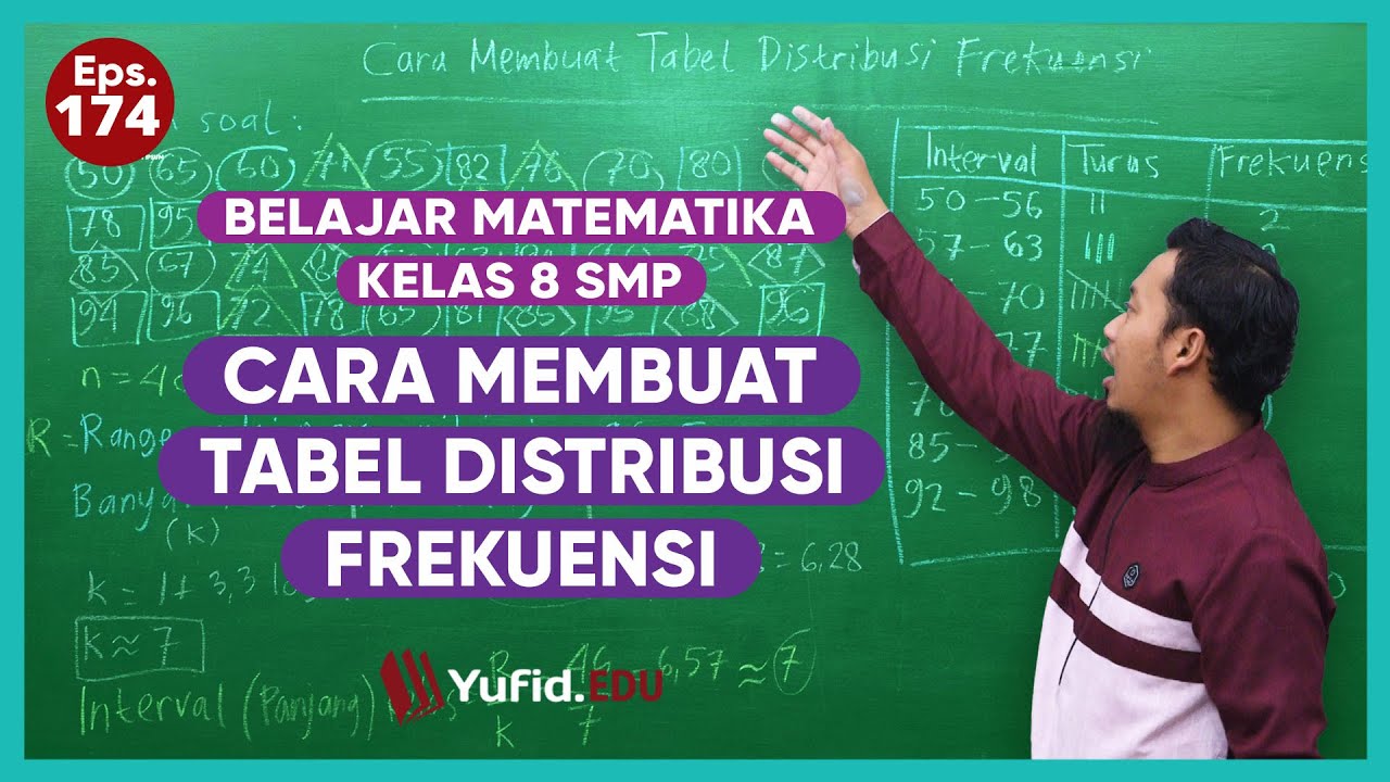 Cara Membuat Tabel Distribusi Frekuensi Data Berkelompok (Belajar ...