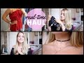 REAL-TIME HAUL! Topshop, H&M, Zara | Fleur De Force