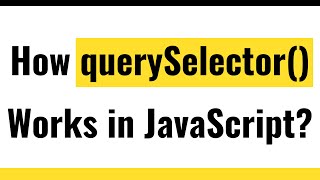 ✅ How JavaScript querySelector works? | How JavaScript innerHTML works? [Practical Example-Beginner]