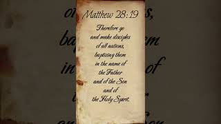 Inspiring Bible verses - Matthew 28:19