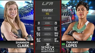 #UFCFightPass: Shannon Clark vs Thaiany Lopes LFA 177