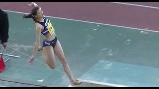 20201018日本GPシリーズ田島記念陸上 GP女子走り幅跳び決勝