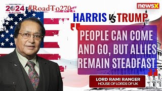 US Elections 2024 | Lord Rami Ranger Discusses UK Perspectives on the 2024 U.S. Election | NewsX