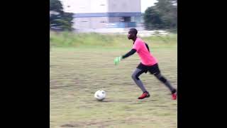 Football skills from the youngest Tanzanian goal player #Hanc