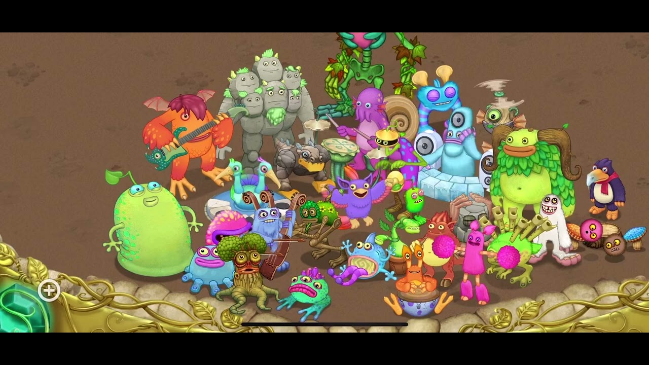 Completing Gold Island All Naturals My Singing Monsters - YouTube