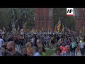 March marking anniversary of Catalonia independence vote.