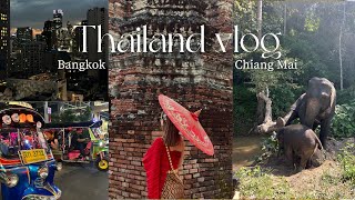 THAILAND DIARIES🐘 | going to a floating market, elephant sanctuary, temples, and much more...