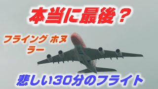 【本当に最後？ / 4K】成田空港 A滑走路 コロナの犠牲になったフライングホヌ(ラー)30分のフライト※着陸は機材のセッティングが間に合わなかった為手振れがあります。