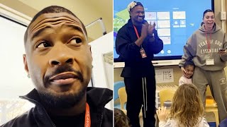 Aww! Usher And Wife Jennifer Attend Career Day At Their Daughter’s School