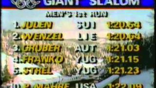 1984 Winter Olympics - Men's Giant Slalom Part 3