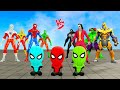 MARVEL VS DC Spiderman Game GTA 5 Team Spiderman Rescues Spider Girl  From Jocker Martial Artist