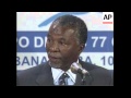 MUGABE ADDRESSES SOUTH SUMMIT