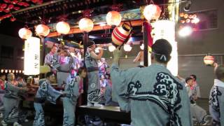 2015/08/20 花輪ばやし 駅前行事から赤鳥居へ・新町