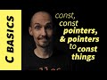Const, const pointers, and pointers to const things (in C)
