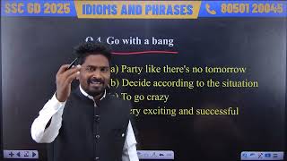 SSC GD 2025 English Classes In Kannada | SSC English Idioms and Phrases