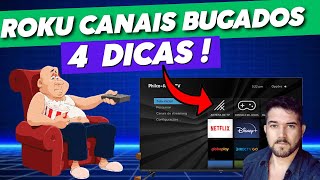 BUG TV ROKU CANAIS SUMIRAM | 4 DICAS PARA RESOLVER O PROBLEMA!