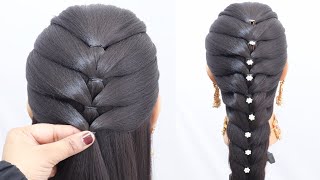 Easy \u0026 simple ponytail Hairstyle for wedding | Hairstyle for party | hairstyle for girls