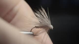 Cdc \u0026 Elk simple dry fly tying 4k