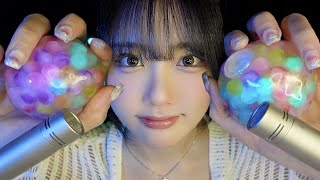 【ASMR】イヤホンで聴いてみて！脳内貫通する20種類＋のゾワゾワトリガー😴🧠(1.5h/囁き声/大事なお知らせあります！)