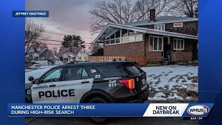 Manchester police arrest three during high-risk search