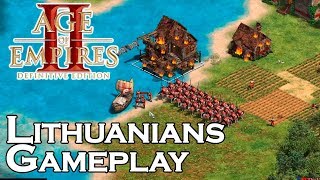 AOE2:DE | Lithuanians Multiplayer Gameplay